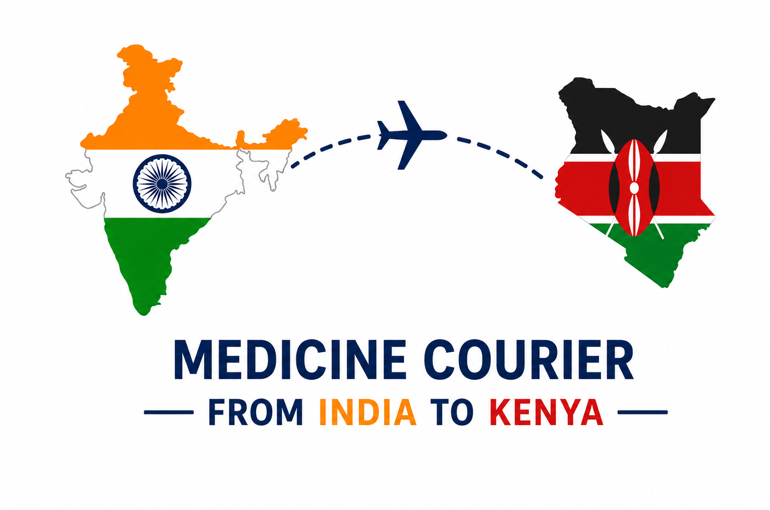 Medicine Courier from India to Kenya - Safe & Fast Delivery